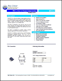 B5213-3 datasheet: 3V 100mA low dropout voltage regulator B5213-3