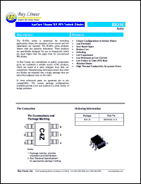 B8390K6-2.4 datasheet: 2.4V surface mount RF PIN switch diode B8390K6-2.4