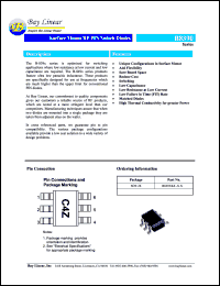 B8390K6-2.7 datasheet: 2.7V surface mount RF PIN switch diode B8390K6-2.7