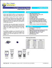 LM2941S datasheet: 1.25A high current low dropout voltage regulator LM2941S