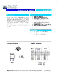 LM7806D datasheet: 8-20V 1.5A positive voltage regulator LM7806D