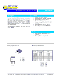 LM78M06T datasheet: 8-20V 500mA positive voltage regulator LM78M06T