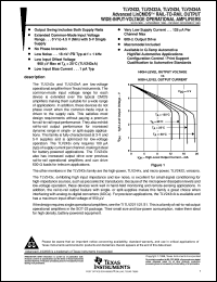 TLV2432CD datasheet:  ADVANCED LINCMOS(TM) RAIL-TO-RAIL OUTPUT WIDE-INPUT-VOLTAGE DUAL OPERATIONAL AMPLIFIER TLV2432CD