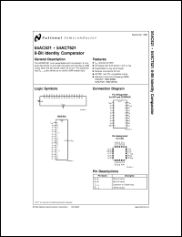 5962-9098501BSA datasheet: 8-Bit Identity Comparator 5962-9098501BSA