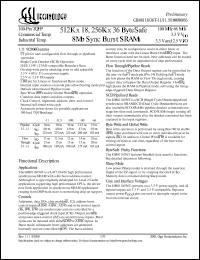 GS88118T-66I datasheet: 66MHz 18ns 514K x 18 8Mb sync burst SRAM GS88118T-66I