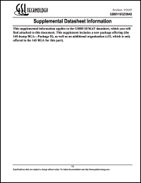 GS88118AT-250 datasheet: 250MHz 5.5ns 512K x 18 8Mb sync burst SRAM GS88118AT-250