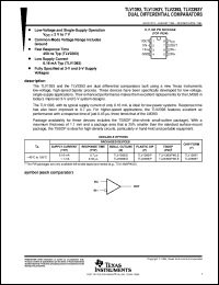 TLV2393IPWR datasheet:  DUAL LOW VOLTAGE DIFFERENTIAL COMPARATOR TLV2393IPWR