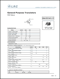 2SA1037AKSLT1 datasheet: 50 V,  general purpose transistor 2SA1037AKSLT1