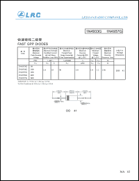 1N4937G datasheet: 600 V,  1 A, fast GPP diode 1N4937G