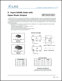 MC74VHC1G01DFT1 datasheet: 2-input NAND gate MC74VHC1G01DFT1