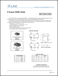 MC74VHC1G08DFT2 datasheet: 2-input AND gate MC74VHC1G08DFT2