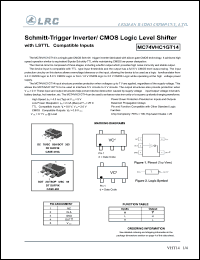 MC74VHC1GT14DTT1 datasheet: Schmitt-trigger inverter MC74VHC1GT14DTT1