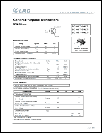 BC817-40LT1 datasheet: 45 V, general purpose transistor BC817-40LT1