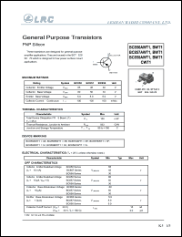 BC858CWT1 datasheet: 30 V, general purpose transistor BC858CWT1