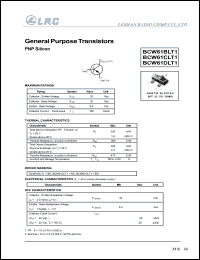 BCW61BLT1 datasheet: 32 V, general purpose transistor BCW61BLT1