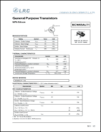 BCW65ALT1 datasheet: 32 V, general purpose transistor BCW65ALT1
