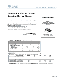 MMBD301T1 datasheet: 30 V, schottky barrier diode MMBD301T1
