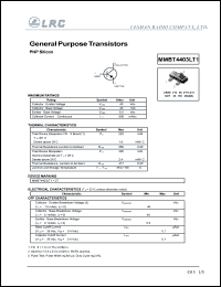 MMBT4403LT1 datasheet: 40 V, general purpose transistor MMBT4403LT1