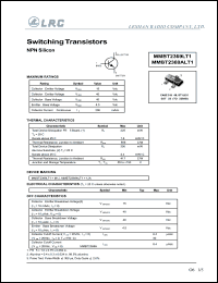 MMBT2369LT1 datasheet: 15 V, switching transistor MMBT2369LT1