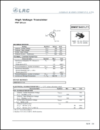 MMBT5401LT1 datasheet: 150 V, high voltage transistor MMBT5401LT1