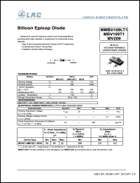 MMBV109LT1 datasheet: 30 V, silicon epicap diode MMBV109LT1