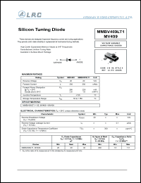 MMBV409LT1 datasheet: 20 V, silicon tuning diode MMBV409LT1
