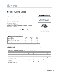 MMBV432LT1 datasheet: 14 V, silicon tuning diode MMBV432LT1