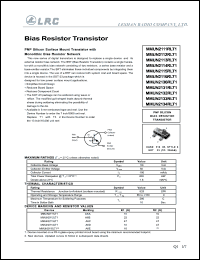 MMUN2131RLT1 datasheet: 50 V, bias resistor transistor MMUN2131RLT1