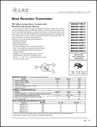 MMUN2134RLT1 datasheet: 50 V, bias resistor transistor MMUN2134RLT1