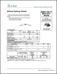 MBV109T1 datasheet: 30 V, silicon epicap diode MBV109T1