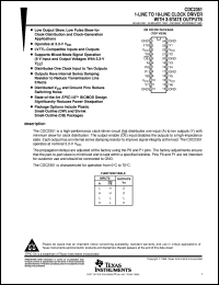 CDC2351DBLE datasheet:  3.3VDRIVER CDC2351DBLE