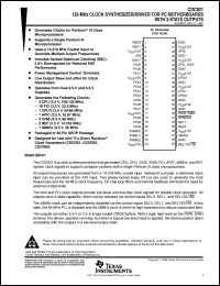 CDC921DL datasheet:  133-MHZ CLOCK SYNTHESIZER/DRIVER FOR PC MOTHERBOARDS WITH 3-STATE OUTPUTS CDC921DL