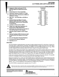 CDCVF2509PWR datasheet:  3.3-V PHASE-LOCK LOOP CLOCK DRIVER CDCVF2509PWR