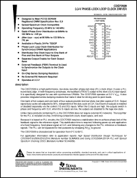 CDCF2509PWR datasheet:  3.3-V PHASE-LOCK LOOP CLOCK DRIVER CDCF2509PWR