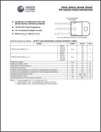 BDV64 datasheet: 60 V, PNP silicon power darlington BDV64