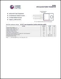 BUX84 datasheet: 800 V, NPN silicon power transistor BUX84