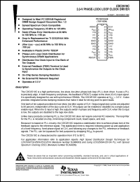 CDC2510CPW datasheet:  3.3-V PHASE-LOCK LOOP CLOCK DRIVER CDC2510CPW