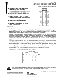 CDC2509PWR datasheet:  3.3-V PHASE-LOCK LOOP CLOCK DRIVER WITH 3-STATE OUTPUTS CDC2509PWR
