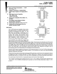 TLC556CDR datasheet:  DUAL LINCMOS(TM) TIMER TLC556CDR