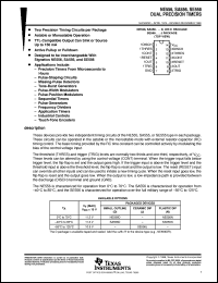 SA556N datasheet:  DUAL PRECISION TIMER SA556N