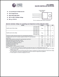 SC12-400-100 datasheet: 400 V, 12 A, silicon controlled rectifier SC12-400-100