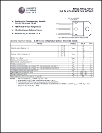 TIP147 datasheet: 100 V, 8 A, PNP silicon power darlington TIP147