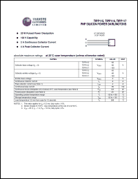 TIPP117 datasheet: 100 V,  PNP silicon power darlington TIPP117