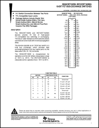 SNJ54CBT16209WD datasheet:  18-BIT BUS-EXCHANGE SWITCH SNJ54CBT16209WD