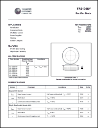 TR2106SY36 datasheet: 3600 V,  rectifier diode TR2106SY36