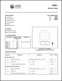 TRB6124 datasheet: 2400 V,  rectifier diode TRB6124