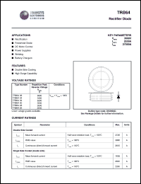 TRB6426 datasheet: 2600 V,  rectifier diode TRB6426