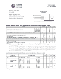 TR2.5-700-14 datasheet: 700 V,  2.5 A, silicon triac TR2.5-700-14