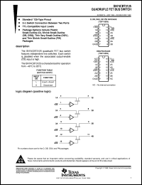 SN74CBT3125PWLE datasheet:  QUADRUPLE FET BUS SWITCH SN74CBT3125PWLE