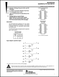 SN74CBT3126DGVR datasheet:  QUADRUPLE FET BUS SWITCH SN74CBT3126DGVR